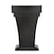 Adiroffice Wood Floor Stand-Up Podium Lectern with Storage Drawer in Black ADI661-012-BLK-MK - alternate 4
